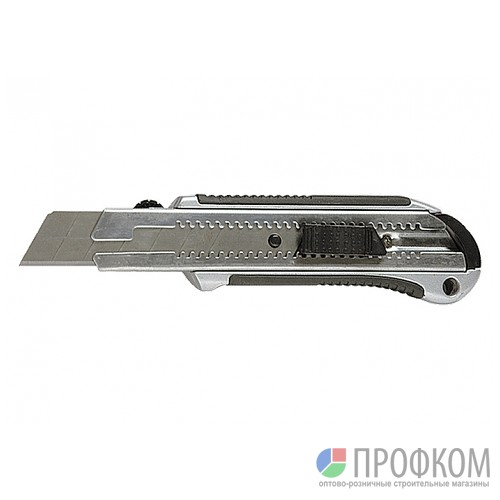 Нож с металлическим корпусом Matrix (25 мм, выдвижное лезвие)