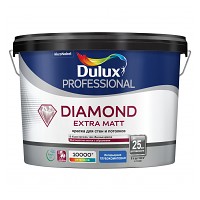 Краска Dulux Professional Diamond Extra Matt глубокоматовая BW 9л